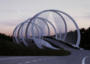 Китайские архитекторы показали олимпийский мост